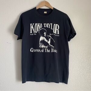 Vintage Koko Taylor and her Blues Machine Queen of Blues t-shirt, black, L